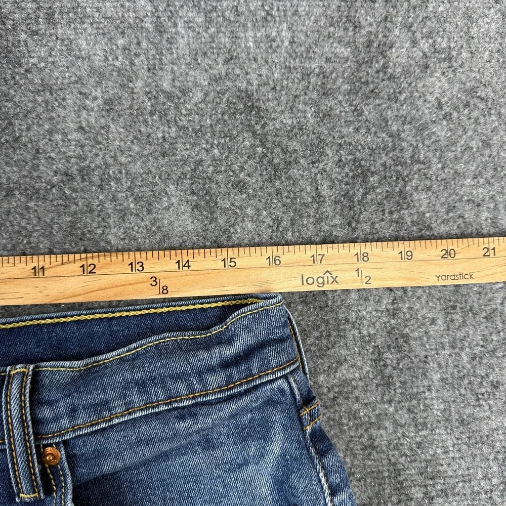 Levis‎ 502 Regular Taper Jeans Mens 32x34 Blue Stretch Denim Medium Wash